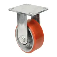 RUOTA POLIURETANO D  75X32 PIASTRA FISSA EXPORT