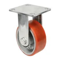 RUOTA POLIURETANO D 100X32 PIASTRA FISSA EXPORT