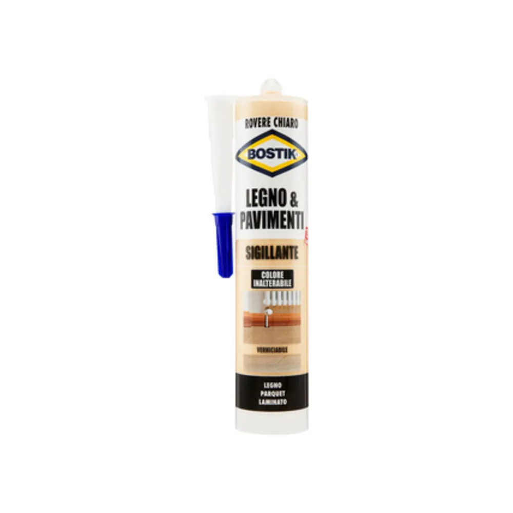 BOSTIK SIGILLANTE LEGNOPAVIMENTI 300 ML ROVERE CH. BOSTIK SIGILLANTE LEGNOPAVIMENTI 300 ML ROVERE CH.