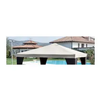 C TOP RICAMBIO P/GAZEBO LEGNO 300X400 POLIEST BIANCO