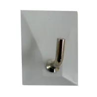 GANCIO ADESIVO PLASTICA 1 POSTO** (100