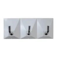 GANCIO ADESIVO PLASTICA 3 POSTI** (40