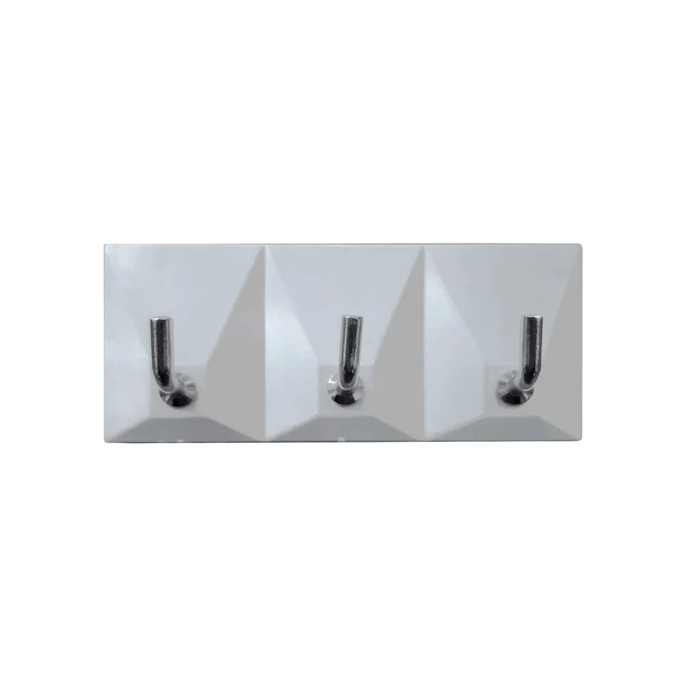 GANCIO ADESIVO PLASTICA 3 POSTI** (40