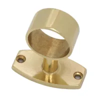 PASSANTE TUBO CORRIMANO OTTONE LUCIDO D 30 MM** (5