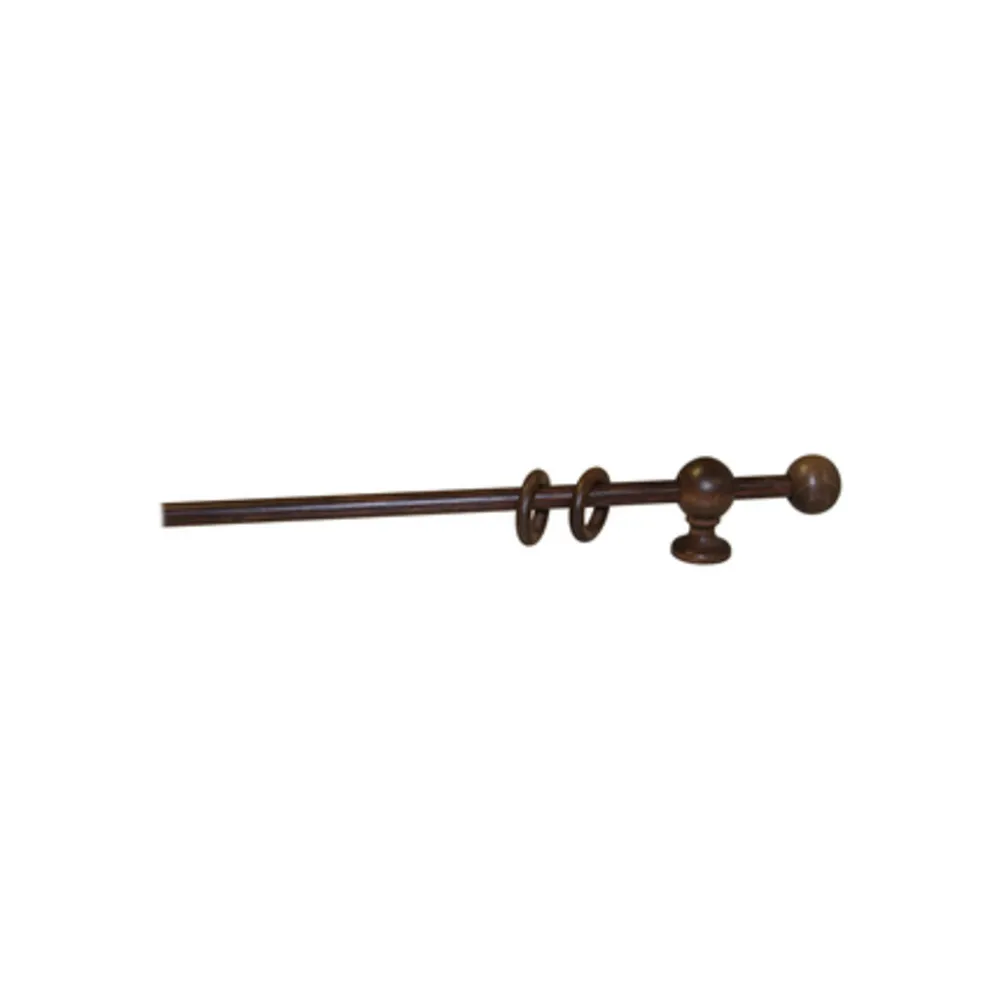 BASTONE LEGNO A STRAPPO D 11 NOCE 80CM C/SUPP. BASTONE LEGNO A STRAPPO D 11 NOCE 80CM C/SUPP.