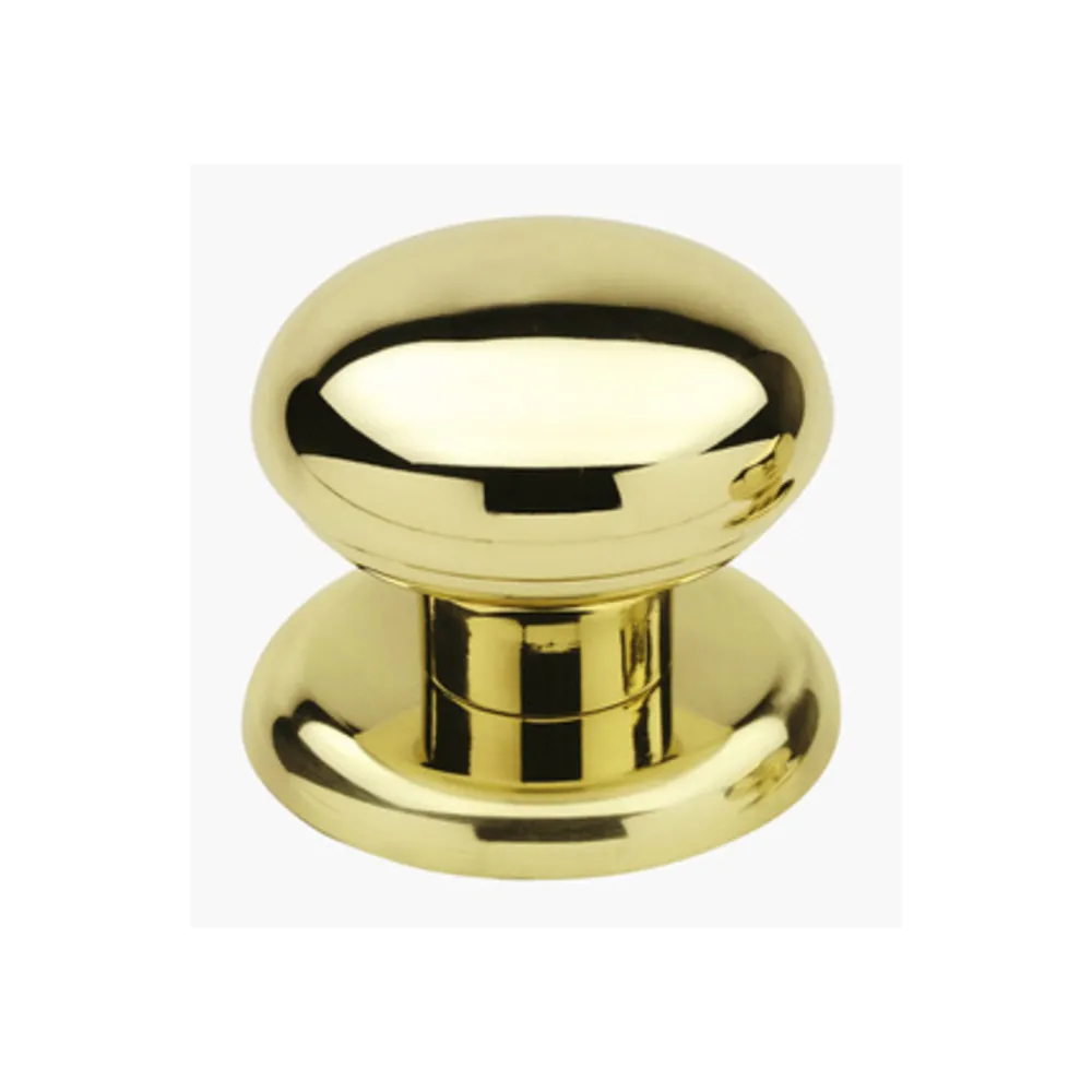 POMOLO OTTONE GIOVE D 70 MM LUCIDO VERNICIATO (4