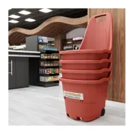 CARRELLO PORTATUTTO 4 RUOTE IN RESINA