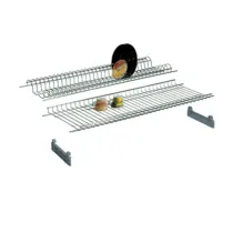 MENSOLA COLAPIATTI ACCIAIO CROM C/SUPP 86 CM (6