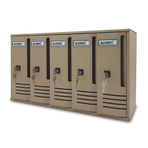 CASSETTA POSTALE ALUBOX CUBO C5 52X17