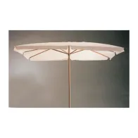 C OMBRELLONE IN LEGNO PALO 48 300X400CM BIANCO