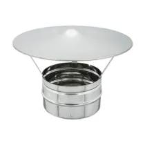 FUMAIOLO FISSO ACCIAIO ZINCATO D 14 CM (4