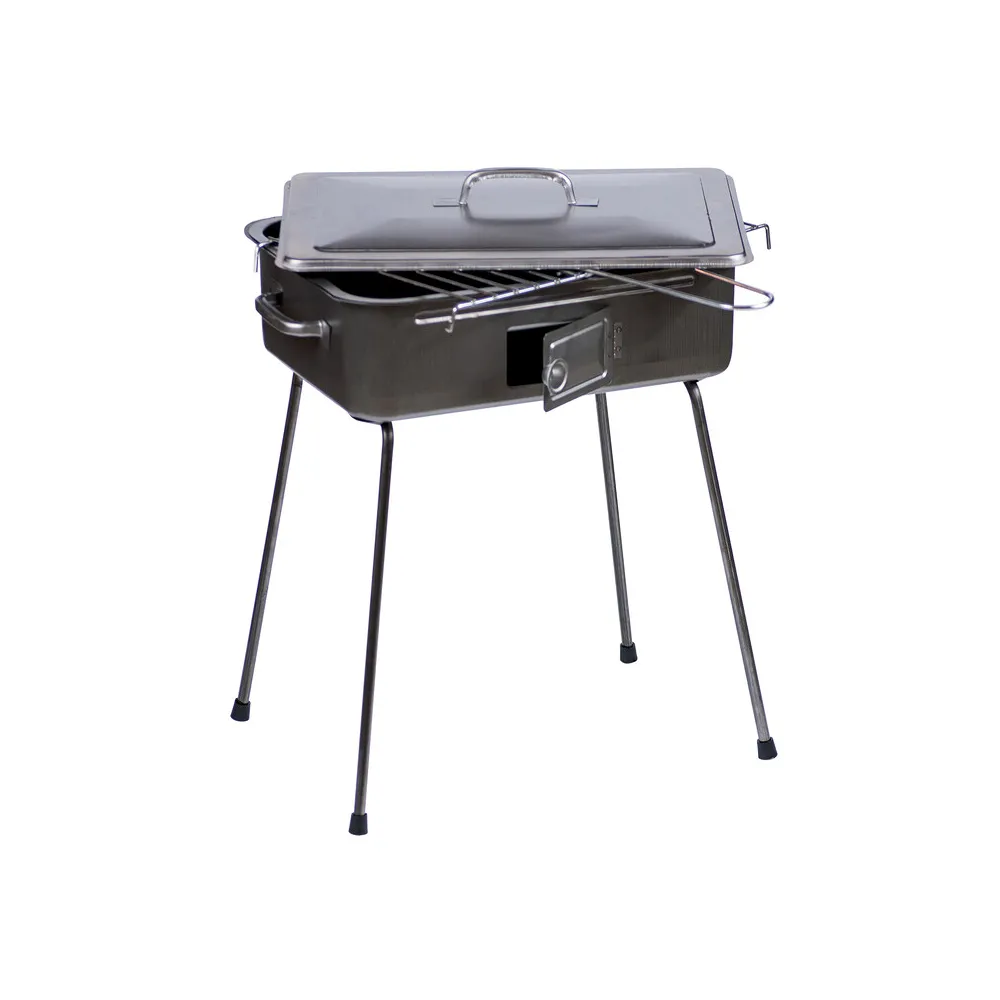 BARBECUE IN LAMIERA FORNACETTA RETTANGOLARE