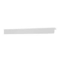 PARASPIGOLO 25X25 PLASTICA RIGATO 300 CM BIANCO (50