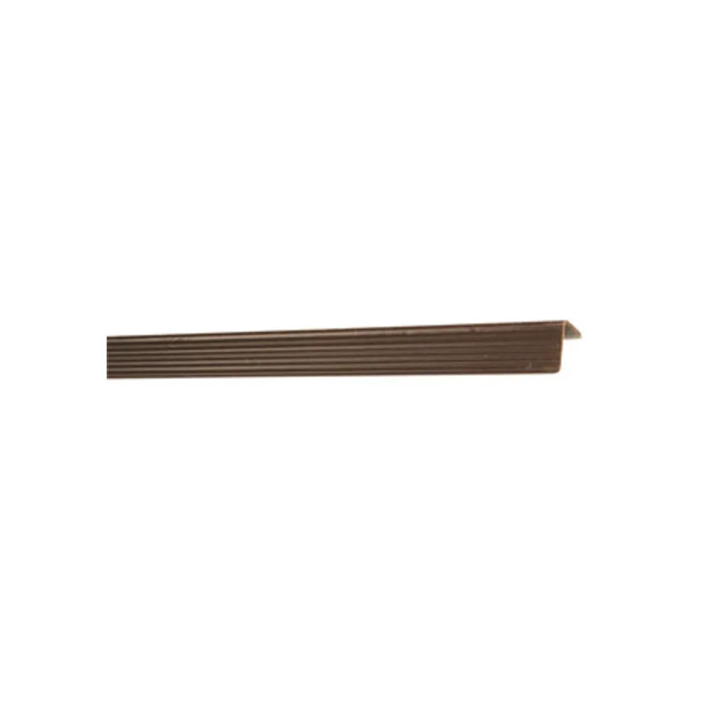 PARASPIGOLO 25X25 PLASTICA RIGATO 300 CM MARRONE (50 PARASPIGOLO 25X25 PLASTICA RIGATO 300 CM MARRONE (50