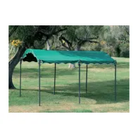 GAZEBO ACCIAIO CAR PORT 300X400CM VERDE DAMASCO