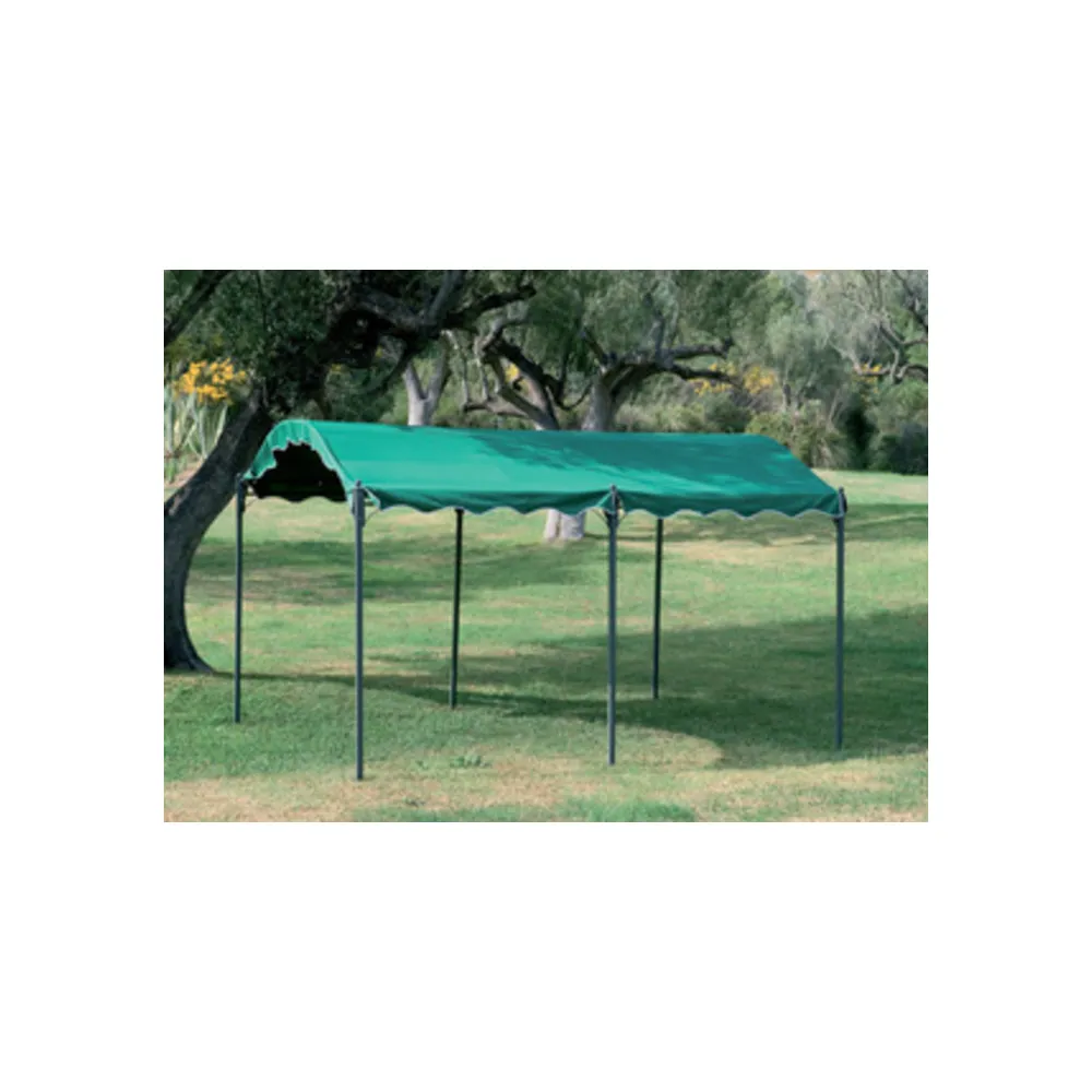 GAZEBO ACCIAIO CAR PORT 300X400CM VERDE DAMASCO GAZEBO ACCIAIO CAR PORT 300X400CM VERDE DAMASCO