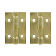 CERNIERA ACCIAIO OTTONATO 10 X 15 MM** (100