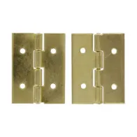 CERNIERA ACCIAIO OTTONATO 13 X 20 MM** (100