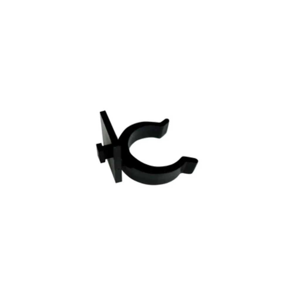 GANCIO ABS 28 MM ZOCCOLO RESINA ALLUMINIO* (100 GANCIO ABS 28 MM ZOCCOLO RESINA ALLUMINIO* (100