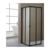 BOX DOCCIA CRISTALLO TRASP 6 MM 70X 90 NERO OPACO