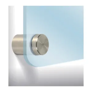 BL DISTANZIALE P/TARGA D 30X25 MM NICHEL SAT 4 PZ (6