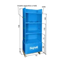 BEGHELLI ESPOSITORE PAVIM LAMPADINE LED VUOTO