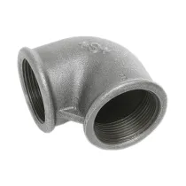 GOMITO 90G F F GHISA ZINCATA D 3/4      90* (10