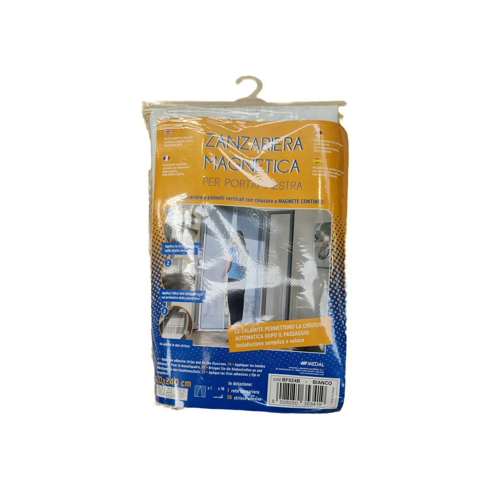 ZANZARIERA MAGNETICA 120XH240 CM BIANCO ZANZARIERA MAGNETICA 120XH240 CM BIANCO