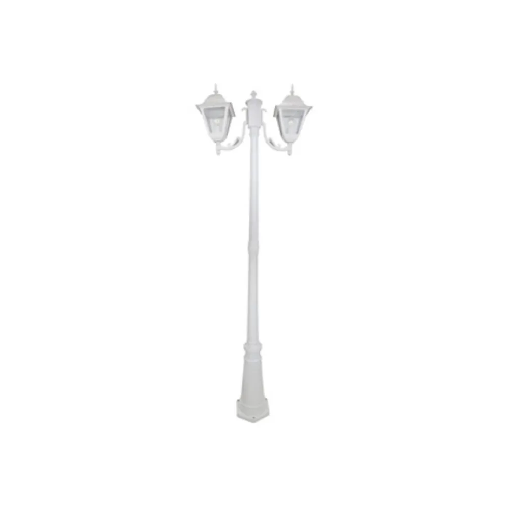 LAMPIONE NEW YORK H 200 CM 2 LUCI BIANCO LAMPIONE NEW YORK H 200 CM 2 LUCI BIANCO