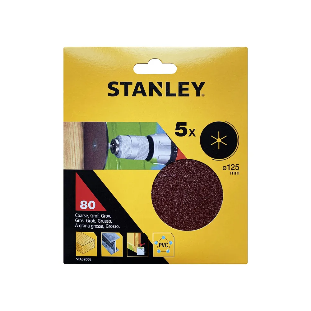 PIRANHA STANLEY STA32006 (X32006) 5 DISCHI D.125 GR.80