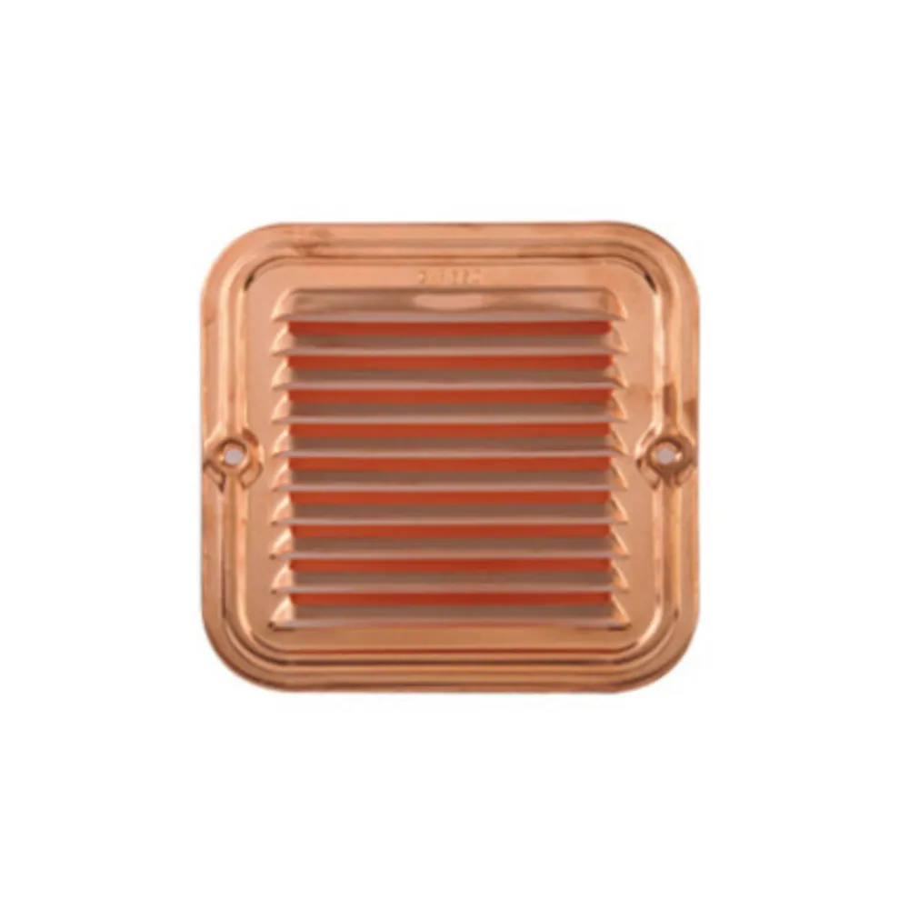 GRIGLIA AERAZIONE RAME ANTINSETTI 14X14 CM GRIGLIA AERAZIONE RAME ANTINSETTI 14X14 CM
