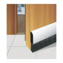 PARAPORTA C/SPAZZOLA A MOLLA ALLUM. 1 M BIANCO (6