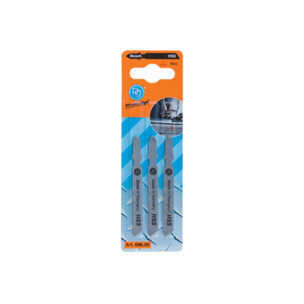 POGGI 696.00 3 LAME P/SEGHETTO BOSCH DENTI FINI