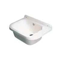 LAVATOIO RESINA A PARETE 50X35 CM C/SIFONE