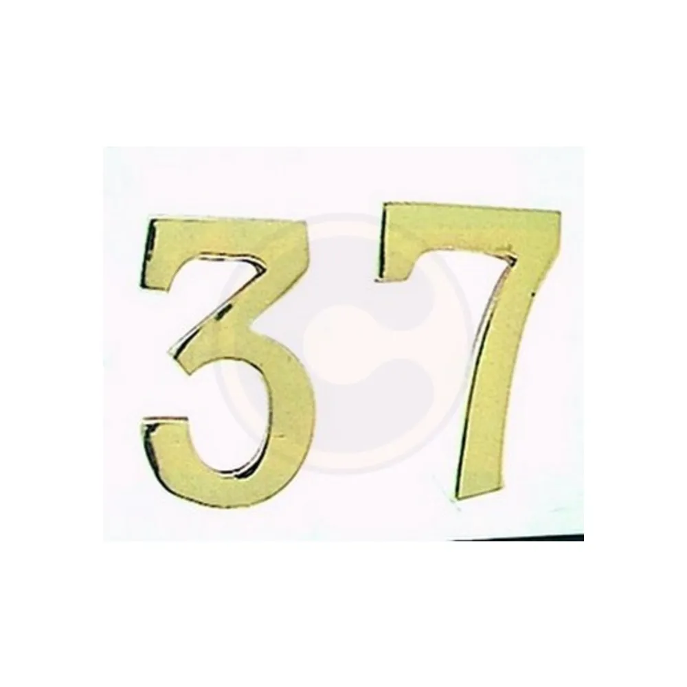 NUMERO CIVICO 1 IN OTTONE 100 MM (15