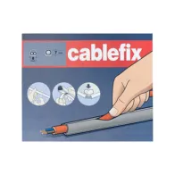 CANALINA ADESIVA INOFIX 8X7 MM DA 4 M GRIGIO