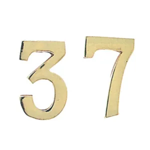 NUMERO CIVICO 2 IN OTTONE 100 MM (10