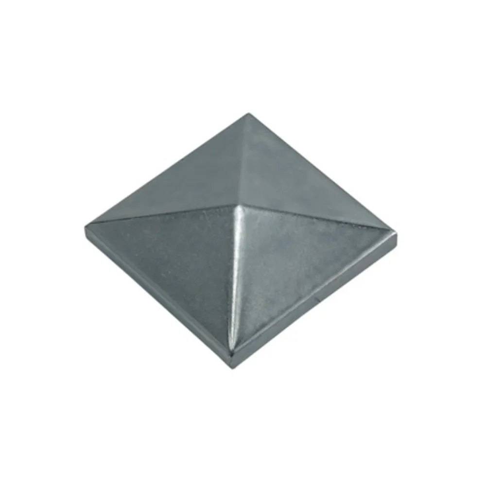 COPRIPILASTRO ACCIAIO QUADRO  50X 50 MM (20