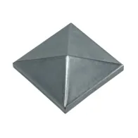 COPRIPILASTRO ACCIAIO QUADRO  80X 80 MM (25