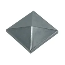 COPRIPILASTRO ACCIAIO QUADRO 100X100 MM (25