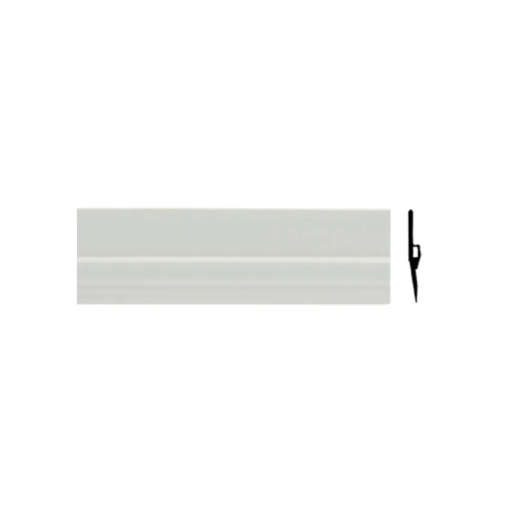 PARAPORTA RIGIDO C/PINNA IN GOMMA BIANCO (25