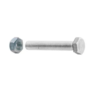 SC VITI A METALLO TESTA ESAG  5X 50 ZINC C/DADO 10PZ (5