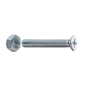 SC VITE P/FERRO TSP 6 X 40MM ZINC C/DADO 10 PZ* (5