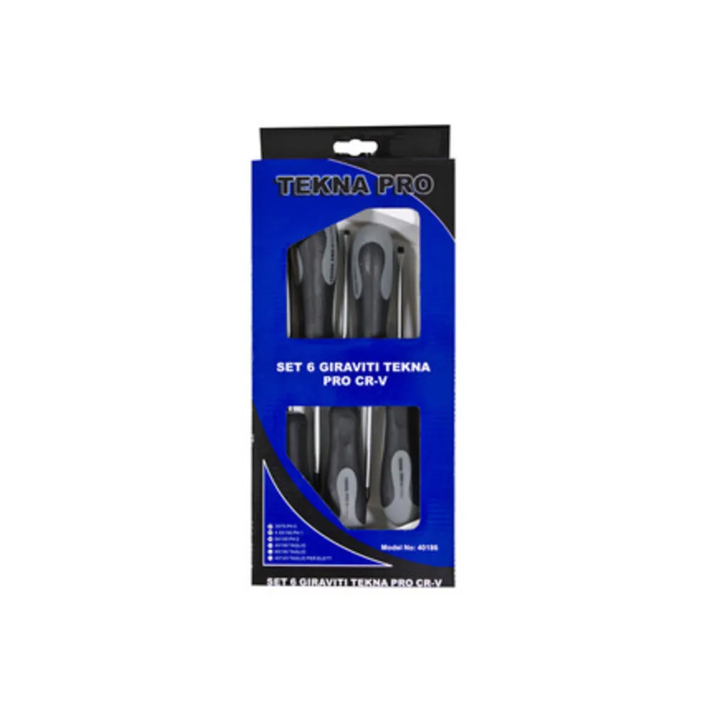 CACCIAVITE TEKNA PRO SET 6 PZ CACCIAVITE TEKNA PRO SET 6 PZ