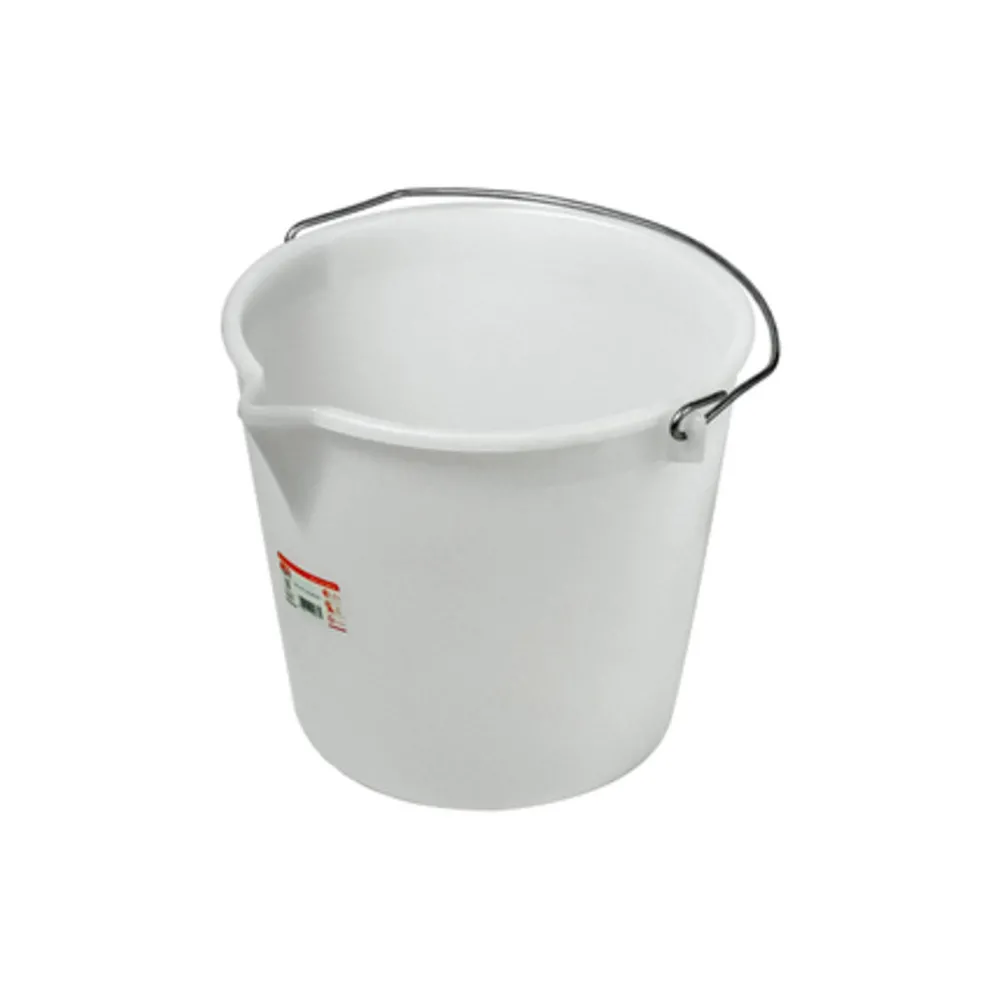 SECCHIO ALIMENTARE C/BECCO 17 L BIANCO (10 SECCHIO ALIMENTARE C/BECCO 17 L BIANCO (10