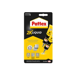 PATTEX POWER EPOXY ACCIAIO LIQUIDO TUBO 2X11 G (6