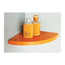 MENSOLA ANGOLO SQUADRATA BIANCA 35X35X1