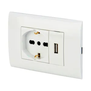 POLYPOOL PP6096X PLACCA+SUPP+PR USB+PR BIP SCHU BCO