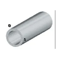 PROFILO CROMO H.200 CM TUBO TONDO 12X1 MM (5