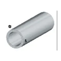 PROFILO CROMO H.200 CM TUBO TONDO 16X1 MM (5